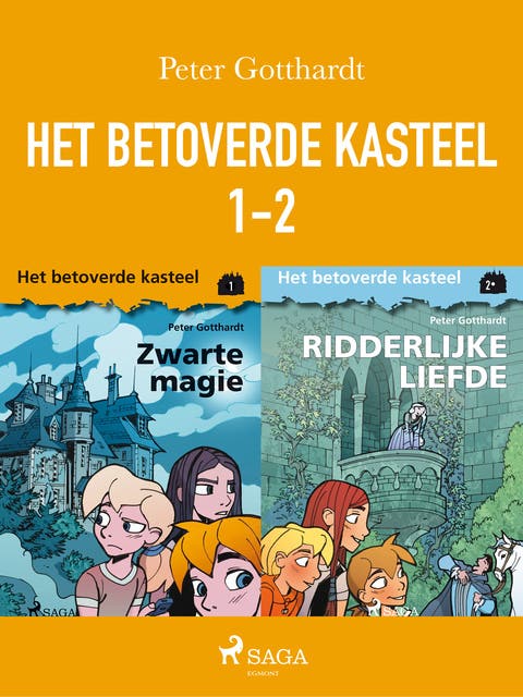 Het betoverde kasteel 1-2 – omslag van het luisterboek van Peter Gotthardt