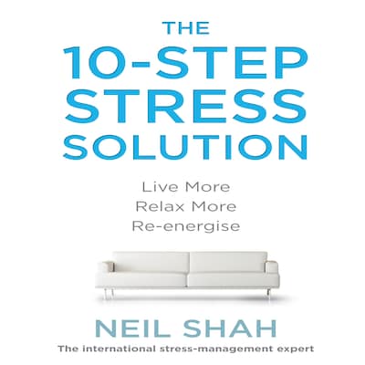 The 10-Step Stress Solution – omslag til lydbogen af Neil Shah