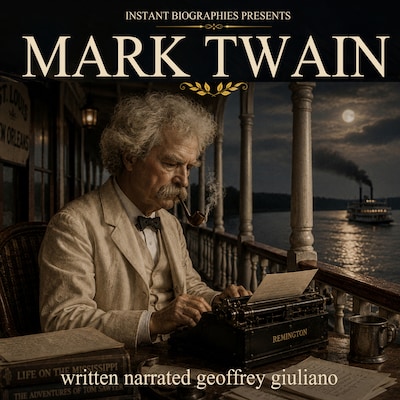 Mark Twain – omslag til lydbogen af Geoffrey Giuliano