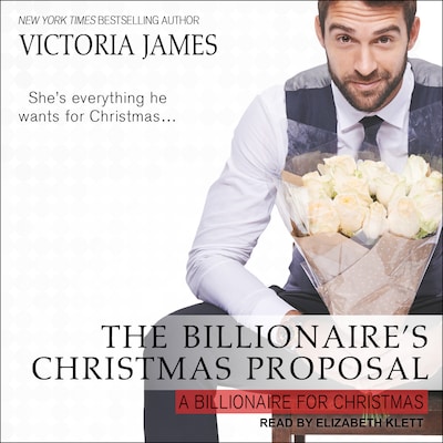 The Billionaire's Christmas Proposal – omslag til lydbogen af Victoria James