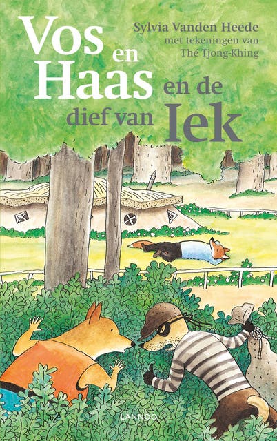 Vos en Haas en de dief van Iek – omslag van het luisterboek van Sylvia Vanden Heede,Tjong-Khing The