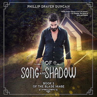 Of Song and Shadow – omslag til lydbogen af Phillip Drayer Duncan