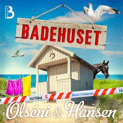 Badehuset – omslag til lydbogen af Micke Hansen, Christina Olséni