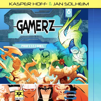 Gamerz 6 - Professionel – omslag til lydbogen af Kasper Hoff
