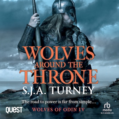 Wolves around the Throne – omslag til lydbogen af S.J.A. Turney