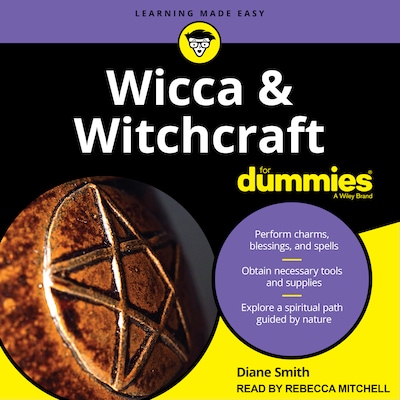 Wicca and Witchcraft For Dummies – omslag til lydbogen af Diane Smith