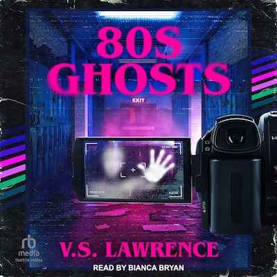80s Ghosts – omslag til lydbogen af V.S. Lawrence