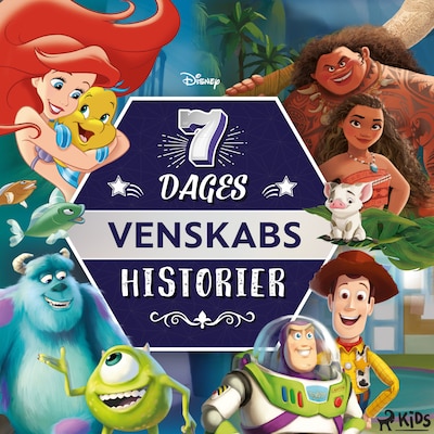 7 dages venskabs-historier – omslag til lydbogen af Disney