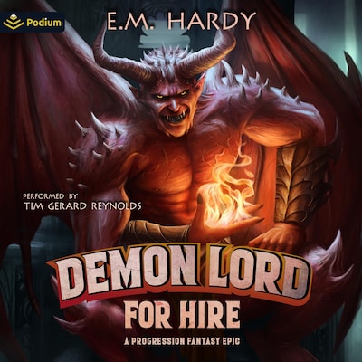 Demon Lord for Hire: A Progression Fantasy Epic – omslag til lydbogen af E.M. Hardy