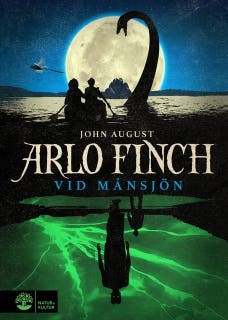 Arlo Finch vid Månsjön – omslag till ljudboken av John August
