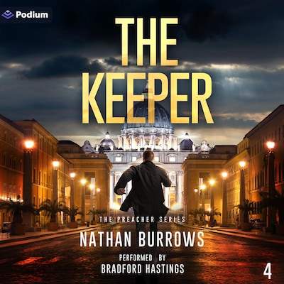 The Keeper – omslag til lydbogen af Nathan Burrows