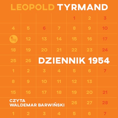 Dziennik 1954 – okładka audiobooka, autor Leopold Tyrmand