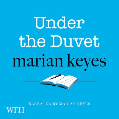 Under the Duvet – omslag til lydbogen af Marian Keyes