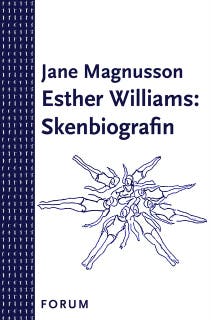 Esther Williams : skenbiografin – omslag till ljudboken av Jane Magnusson