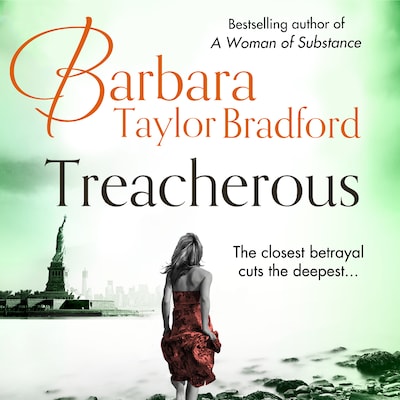 Treacherous – omslag til lydbogen af Barbara Taylor Bradford