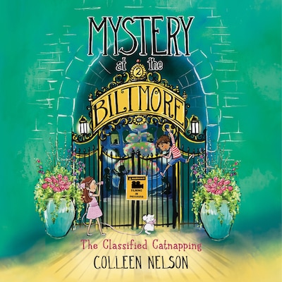 Mystery at the Biltmore: The Classified Catnapping – omslag til lydbogen af Colleen Nelson