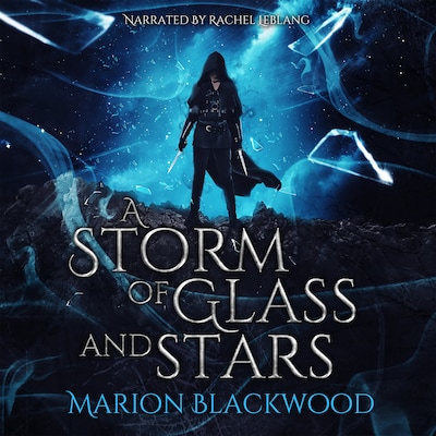 A Storm of Glass and Stars – omslag til lydbogen af Marion Blackwood
