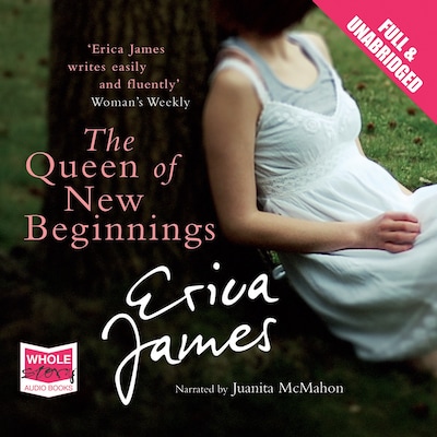 The Queen of New Beginnings – omslag til lydbogen af Erica James