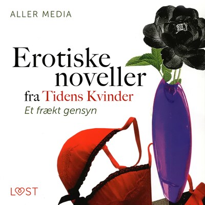 Et frækt gensyn – erotiske noveller fra Tidens kvinder – omslag til lydbogen af Aller Media A/S