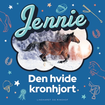 Den hvide kronhjort – omslag til lydbogen af Patricia Leitch