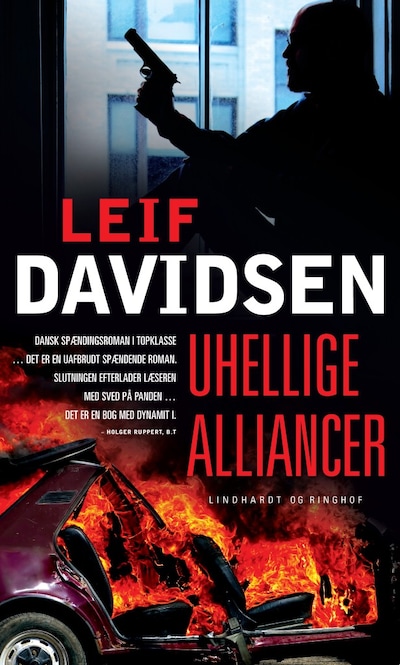 Uhellige alliancer – omslag til lydbogen af Leif Davidsen