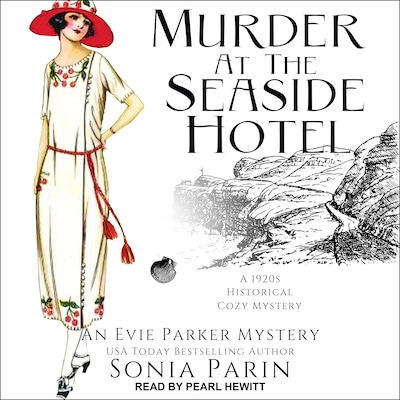 Murder at the Seaside Hotel – omslag til lydbogen af Sonia Parin