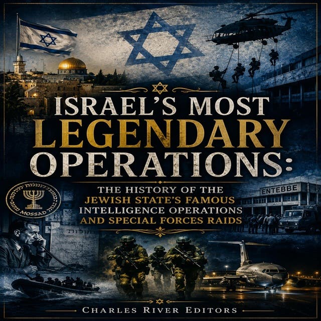 Israel’s Most Legendary Operations: The History of the Jewish State’s Famous Intelligence Operations and Special Forces Raids – omslag til lydbogen af Charles River Editors