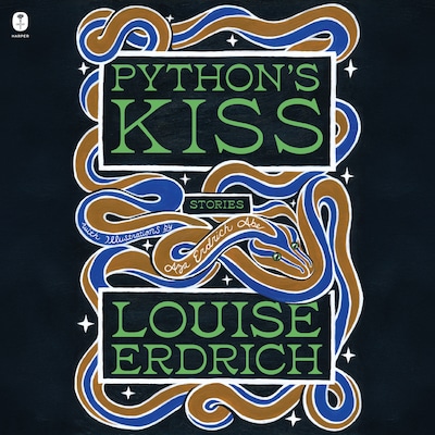 Python's Kiss – omslag til lydbogen af Louise Erdrich