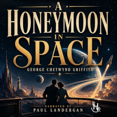 A Honeymoon In Space – omslag til lydbogen af Griffith George Chetwynd