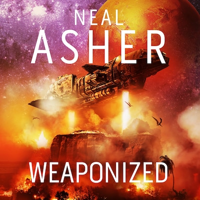 Weaponized – omslag til lydbogen af Neal Asher