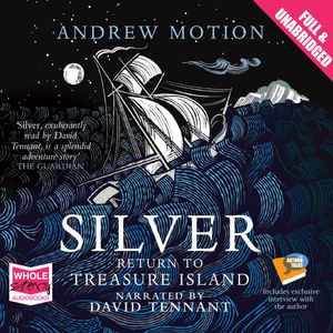 Silver: Return to Treasure Island – okładka audiobooka, autor Andrew Motion