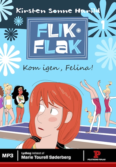 Kom igen, Felina – omslag til lydbogen af Kirsten Sonne Harild