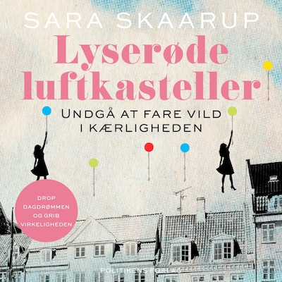 Lyserøde luftkasteller – omslag til lydbogen af Sara Skaarup