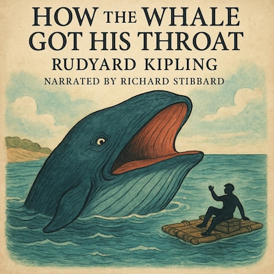 How The Whale Got His Throat – omslag til lydbogen af Rudyard Kipling