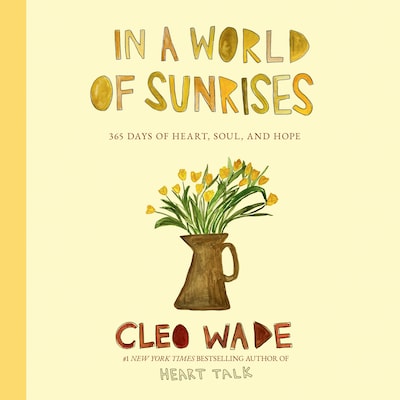 In a World of Sunrises – omslag til lydbogen af Cleo Wade