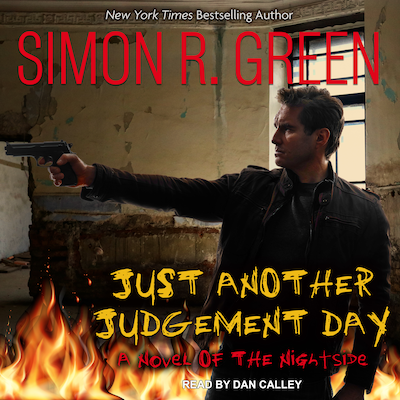Just Another Judgement Day – omslag til lydbogen af Simon R. Green