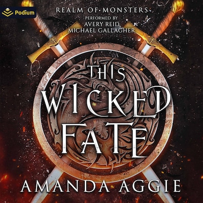 This Wicked Fate – omslag til lydbogen af Amanda Aggie