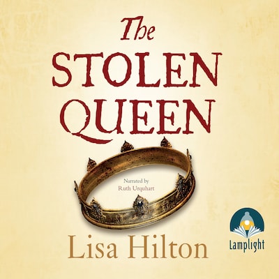 The Stolen Queen – omslag til lydbogen af Lisa Hilton