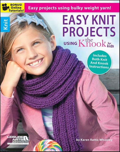 Easy Knit Projects Using The Knook For Kids – omslag til lydbogen af Karen Ratto Whooley