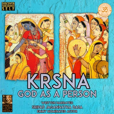 Krsna God As A Person – omslag til lydbogen af Sripad Jagannatha Dasa