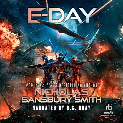 E-Day – omslag til lydbogen af Nicholas Sansbury Smith