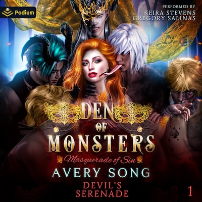 Den of Monsters: Masquerade of Sin – omslag til lydbogen af Avery Song