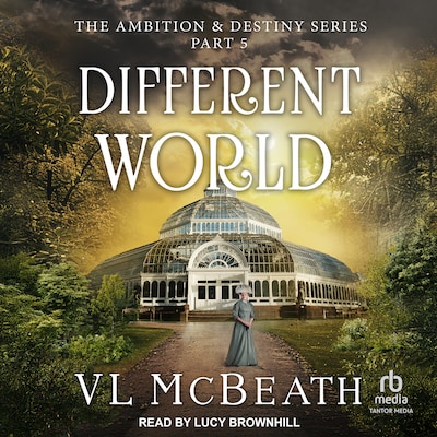 Different World – omslag til lydbogen af VL McBeath