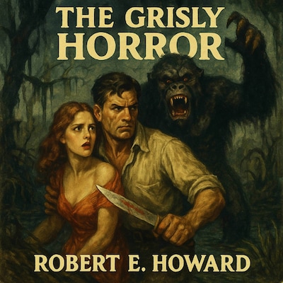 The Grisly Horror – omslag til lydbogen af Robert E. Howard