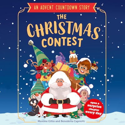 The Christmas Contest – omslag til lydbogen af Maxime Gillio