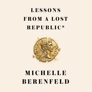 Lessons From a Lost Republic – omslag till ljudboken av Michelle Berenfeld