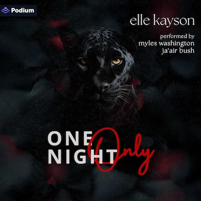 One Night Only – omslag til lydbogen af elle kayson