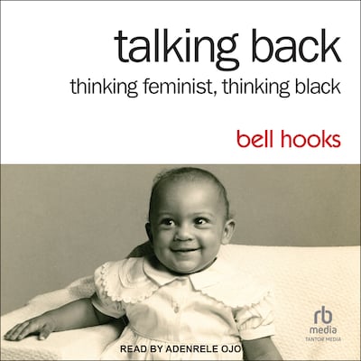 Talking Back – omslag til lydbogen af bell hooks