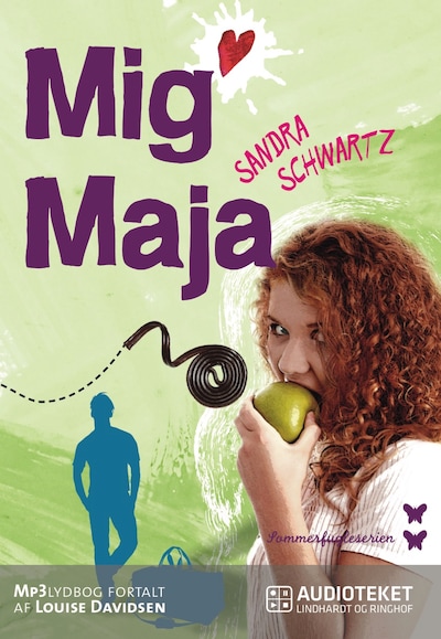 Mig Maja – omslag til lydbogen af Sandra Schwartz