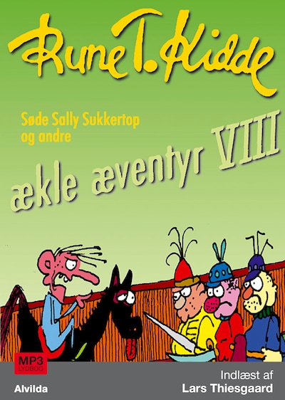 Søde Sally Sukkertop og andre ækle æventyr 8 – omslag til lydbogen af Rune T. Kidde